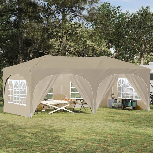  Rastezljivi &amp;scaron;ator za zabave 575 x 288 x 245 cm Krem Slike