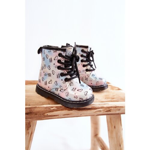 Boto Children's Glitter Boots With Patterns Multicolor Reggie Cene