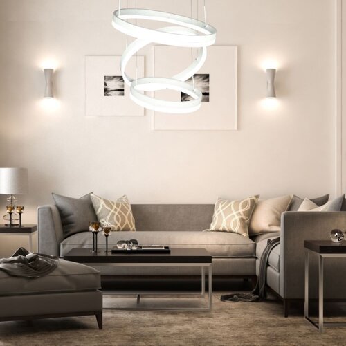  LED prigu&amp;scaron;iva luster na sajli LED/86W/230V 3000K beli Slike