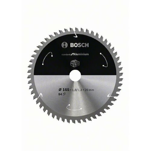 Bosch standard for Aluminium list kružne testere za akumulatorske testere 165x1,8x20 T54 2608837763, 165x1,8x20 T54 Slike