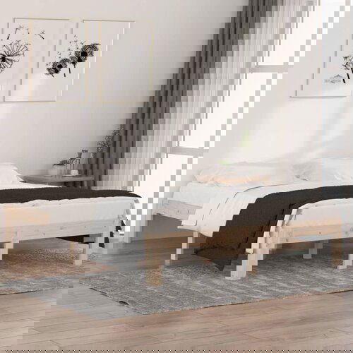 Furnova Posteljni okvir trden les 150x200 cm, (21931652) Slike