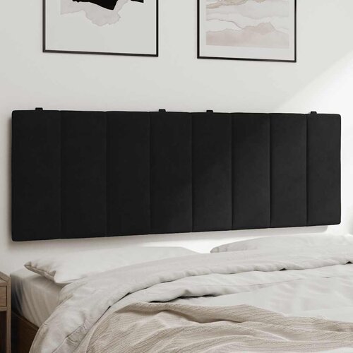  Jastuk za uzglavlje Hanko crni 140 cm baršunasti Cene