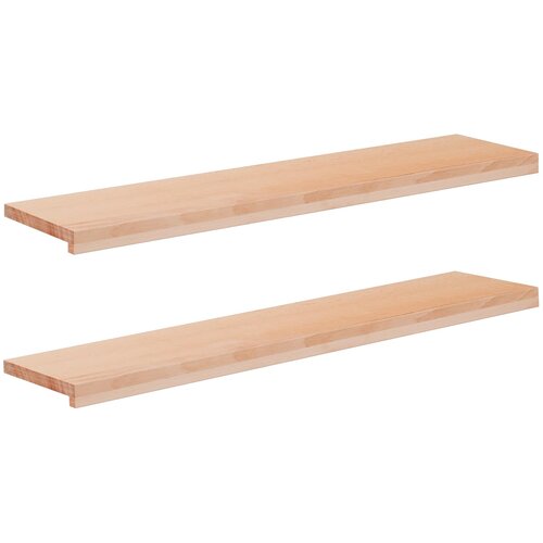 Step treads 2 kom. 120 x 25 x 2 cm Prirodna Čvrsto drvo bukve Cijene