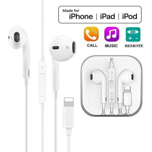  Slu&amp;scaron;alice za iPhone Lightning BT bele Slike