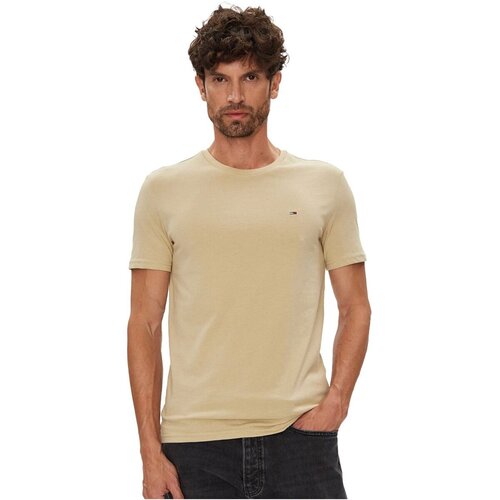 Tommy Jeans Majice s kratkimi rokavi DM0DM20363 Bež Slike