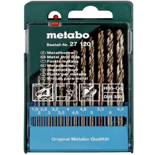 Metabo HSS-Co-svedri valjani, 13 kos, 627120000 Slike
