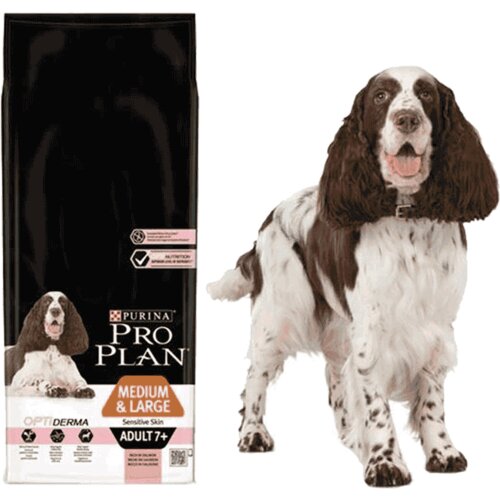 Pro Plan Medium & Large Adult 7+ Sensitive Skin - 14 kg Slike