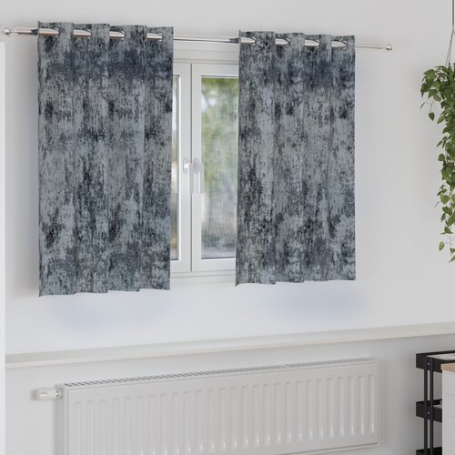 vidaXL srebrno sive zavjese srebrno sivo poliester 140 x 140 cm Cijene