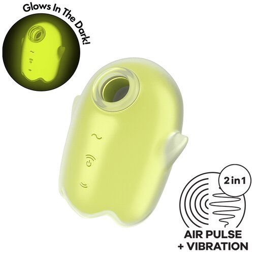 SATISFYER AIR Klitoralni Stimulator Satisfyer Glowing Ghost Green Cene