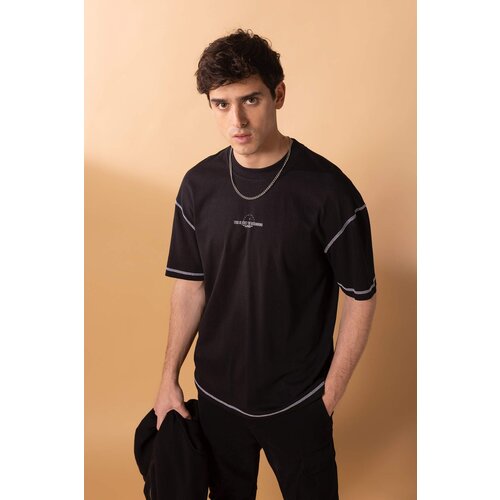 Defacto Comfort Fit Crew Neck Printed T-Shirt Slike