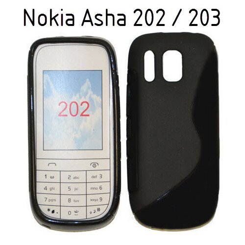  Gumijasti / gel etui za Nokia Asha 202 / 203 Slike