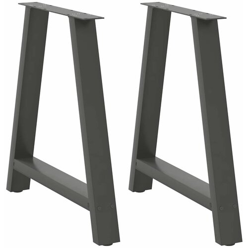  Noge za blagovaonski stol A-oblika 2 kom antracit 80 x (72-73) cm čelik Cijene