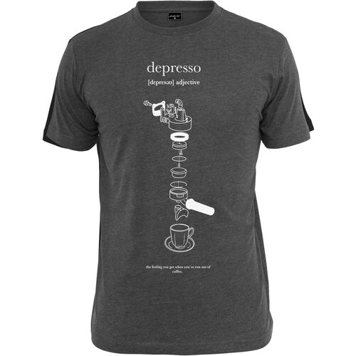 MT Men Depresso Tee Charcoal Slike