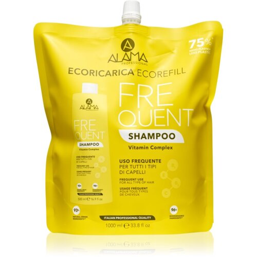 Alama professional Frequent Shampoo &amp;scaron;ampon za svakodnevnu uporabu Eco Refill 1000 ml Slike