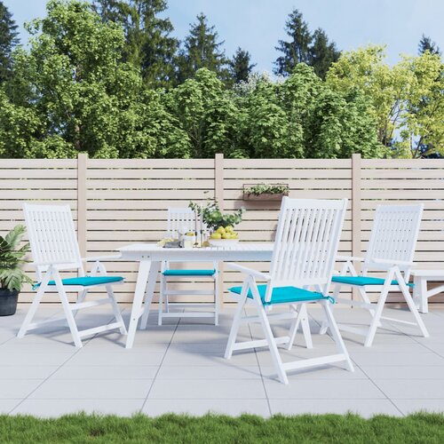 vidaXL Jastuci za stolice 4 kom tirkizni 40 x 40 x 3 cm od tkanine Cijene