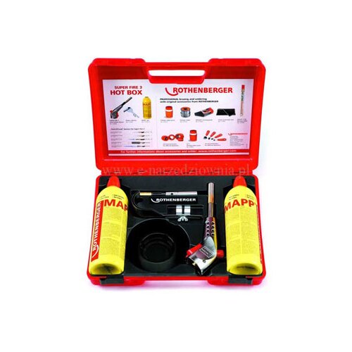 Rothenberger ergonomski set za tvrdi lem do DN28 SUPER FIRE 3 HOT BOX 35490-C Cene