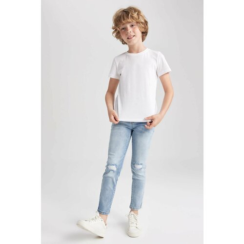 Defacto Boy Slim Fit Ripped Detailed Jean Trousers Slike