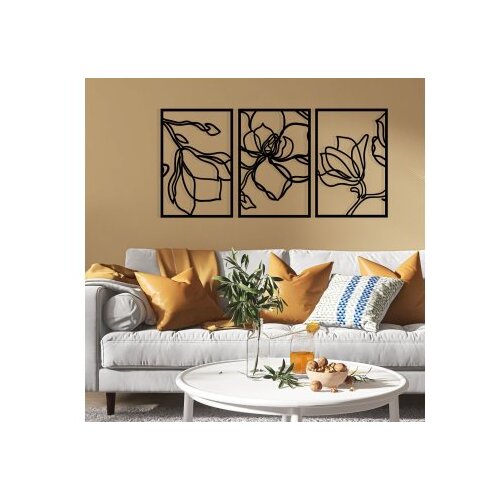 Wallity Zidna dekoracija Adda, 120x56,5 cm, crna Slike