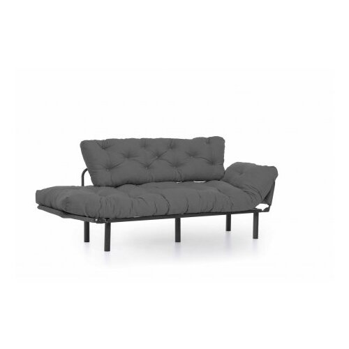  Sklopiva sofa Nitta 185x85x70cm Siva Slike