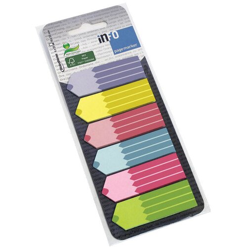  ZASTAVICA 18X55MM 6BOJAX25L OBLIK OLOVKE PAPIR GLOBAL NOTES 5672-93 BLISTER Cijene