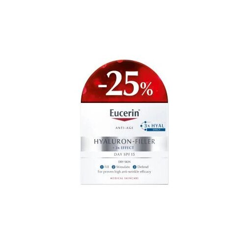 EUCERIN&amp;reg; Hyaluron-Filler Dnevna krema za suvu kožu 50ml spf15 Slike