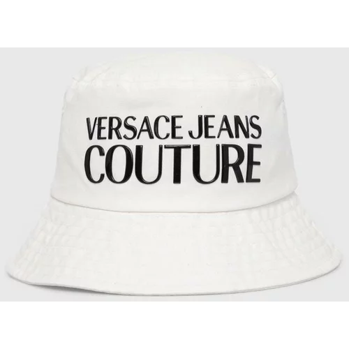 Versace Jeans Couture Pamučni šešir boja: bijela, pamučni, 76HAZK04 ZG268