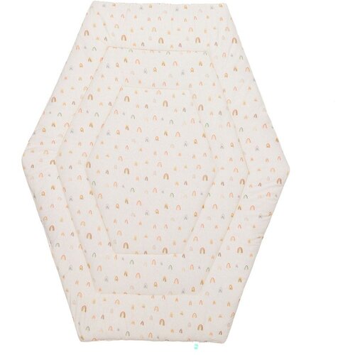 Fillikid podloga Jersey za vrtić Prag Hexagon, rainbow beige Slike