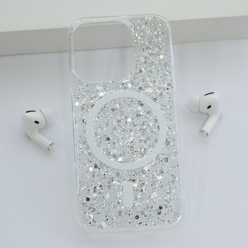  Maska za iPhone 13 Pro Shine Shimmer Mag Case srebrna Cene