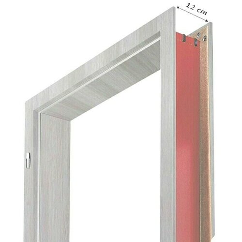 DOORNITE dovratnik (d x š x v: 120 x 650 x 2.000 mm, din lijevo, bijeli hrast) Cijene