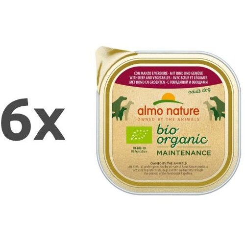 Almo Nature Bio Organic - govedina in zelenjava 6 x 300 g Slike