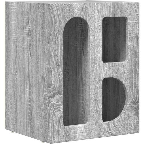 vidaXL Nočna omarica Siva Sonoma 40 x 35 x 50 cm Konstruiran les, (5000107118) Cene