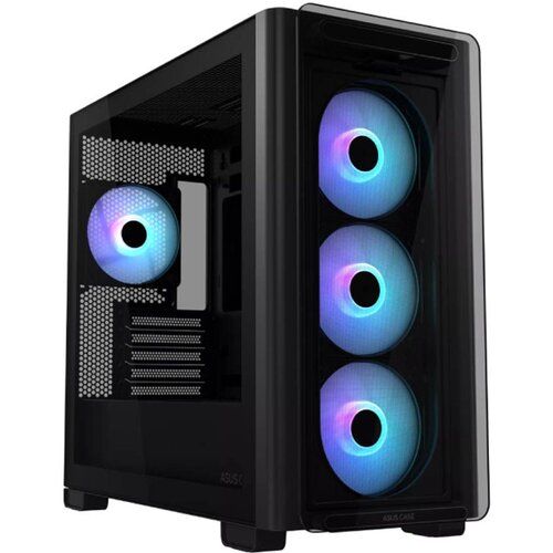 Asus Kućište A23 PLUS TG ARGB micro-ATX Black Cene