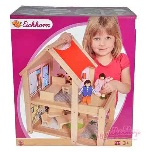 Simba Toys Lesena hišica za lutke - Eichhorn Cene
