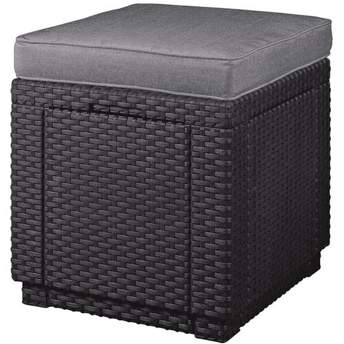 Keter Tamno sivi vrtni tabure Cube – Cijene