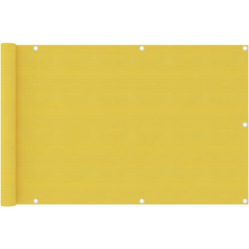 vidaXL Balkonsko platno rumeno 90x400 cm HDPE, (20610573) Cene