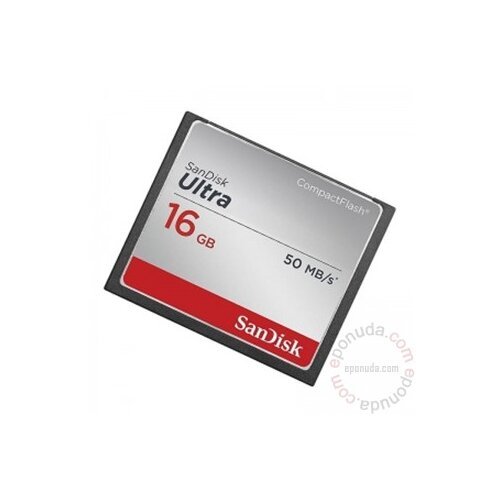 Sandisk CF 16GB Ultra 50 MB/s memorijska kartica Slike