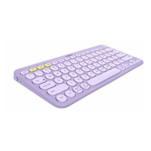 Logitech K380 multi-device bluetooth keyboard, lavander lemonade Slike