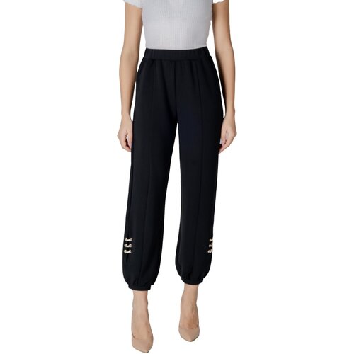 Liu Jo Spodnji deli trenirke JERSEY LUNGO TA5229J4869 Črna Slike