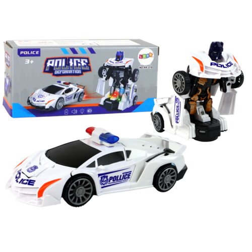 Transformer policijski auto bijeli Cijene