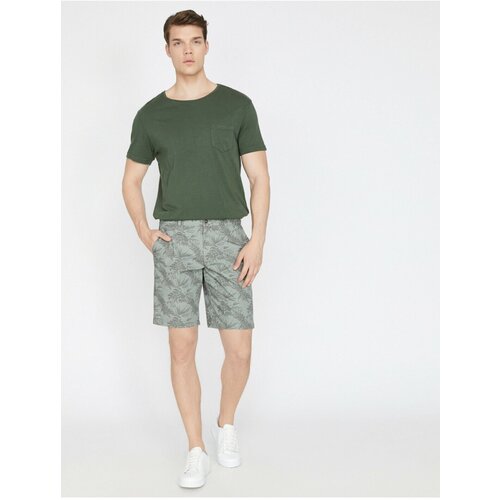 Koton Shorts - Green - Normal Waist Slike
