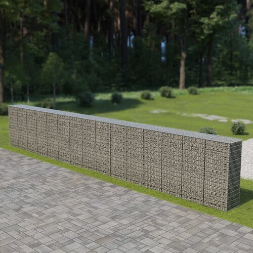  Gabionska stena s pokrovi iz pocinkanega jekla 900x50x150 cm Cene