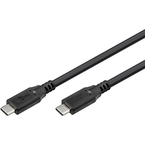 Goobay Kabal USB-C 100W 4.0 1m crno-sivi Cene