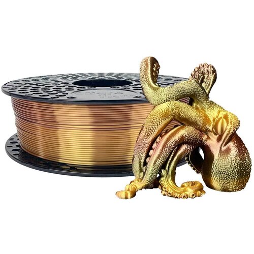 AzureFilm pla silk filament 1.75mm, 1000g, rainbow amber Cene