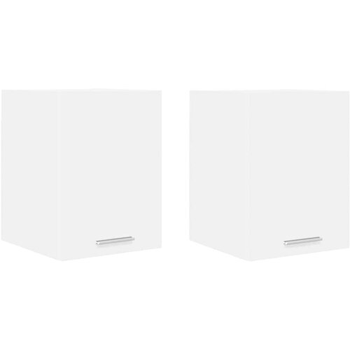  ormarić 2 pcs Bijelo 30 x 31 x 40 cm Konstruirano drvo Slike