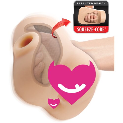 Pipedream PDX Plus Double Pounder Vibrating Squeeze Stroker Skin Slike