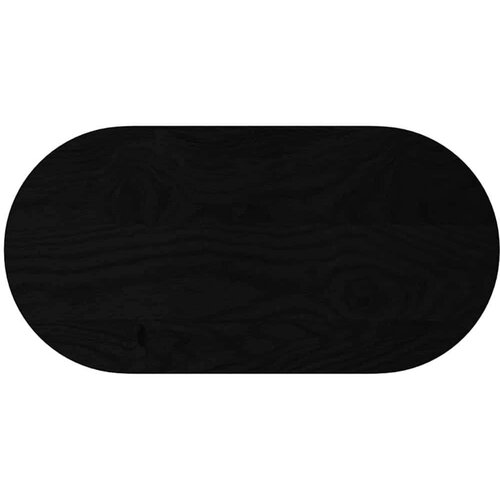VidaXL stolna ploča tamnosmeđa 80x40x2 cm ovalna masivna hrastovina Slike