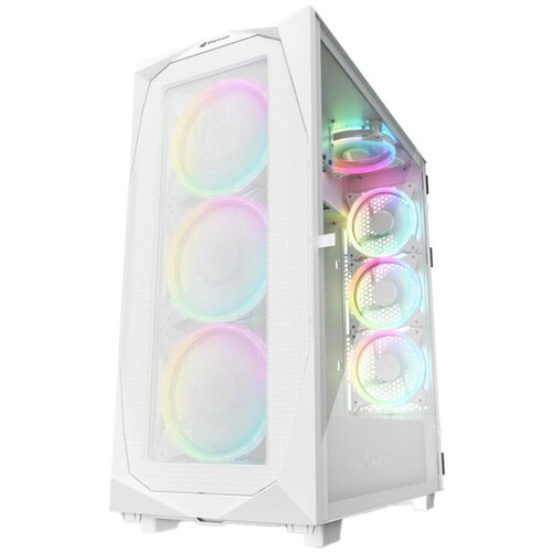  Kućište SHARKOON gaming, REV300 White, RGB, E-ATX, ventilator 3x140mm, 4x120 mm Cijene