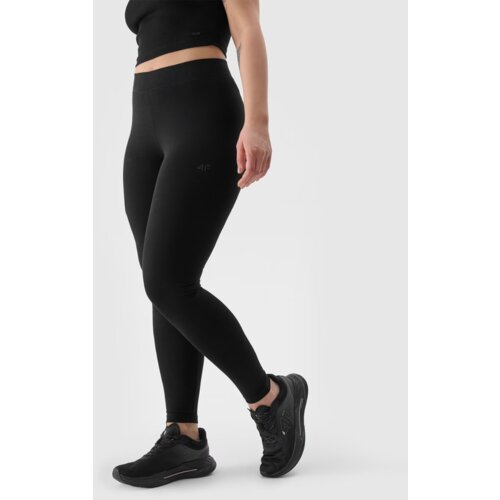 4f Womens Knitted Leggings Black WMM00TTI Slike