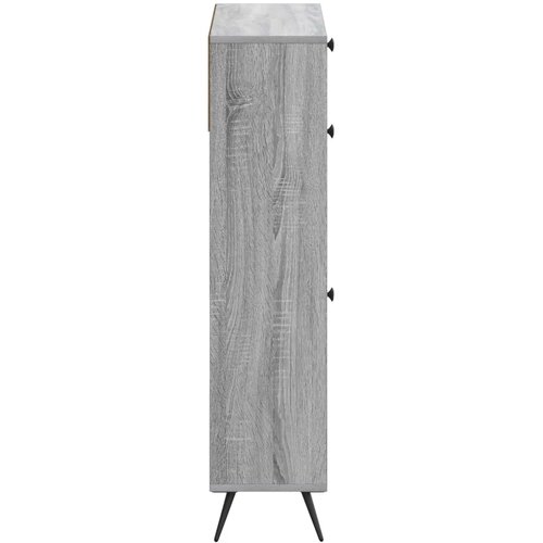  Ormar za cipele BREDA 78 x 24 x 103 cm Konstruirano drvo - Siva Sonoma Slike