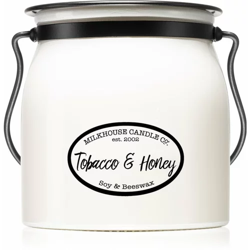 Milkhouse Candle Co. Creamery Tobacco & Honey dišeča sveča Butter Jar 454 g